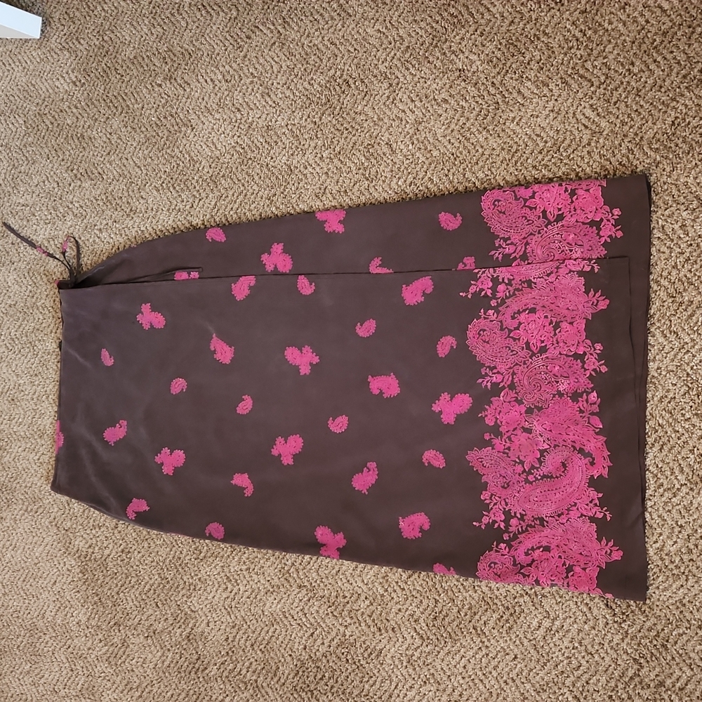 EXPRESS 100% SILK SKIRT